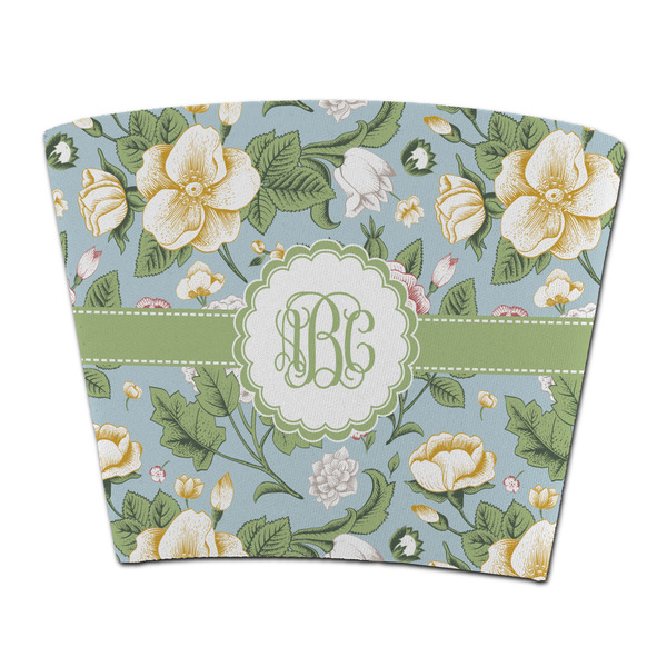 Custom Vintage Floral Party Cup Sleeve - without bottom (Personalized)
