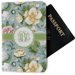 Vintage Floral Passport Holder - Fabric (Personalized)