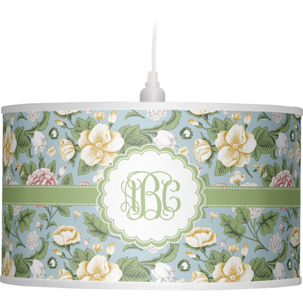 Vintage Floral Pendant Lamp Shade
