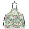 Vintage Floral Apron Without Pockets w/ Monogram