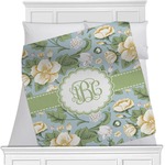 Vintage Floral Minky Blanket (Personalized)
