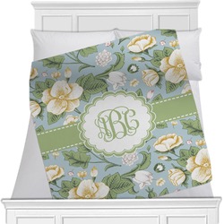 Vintage Floral Minky Blanket (Personalized)