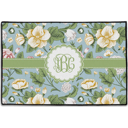 Vintage Floral Door Mat - 36"x24" (Personalized)