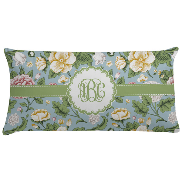 Custom Vintage Floral Pillow Case - King (Personalized)