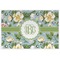 Vintage Floral Laminated Placemat w/ Monogram