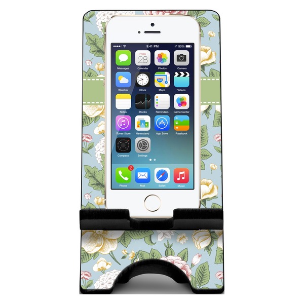 Vintage Floral Phone Stand w/ Phone