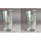 Vintage Floral Pint Glass - Two Content - Approval