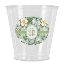 Vintage Floral Plastic Shot Glass (Personalized)
