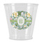 Vintage Floral Plastic Shot Glass (Personalized)