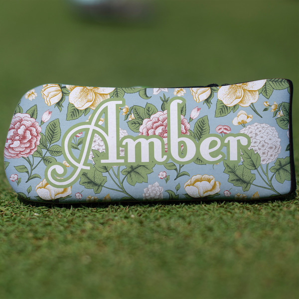 Custom Vintage Floral Blade Putter Cover (Personalized)