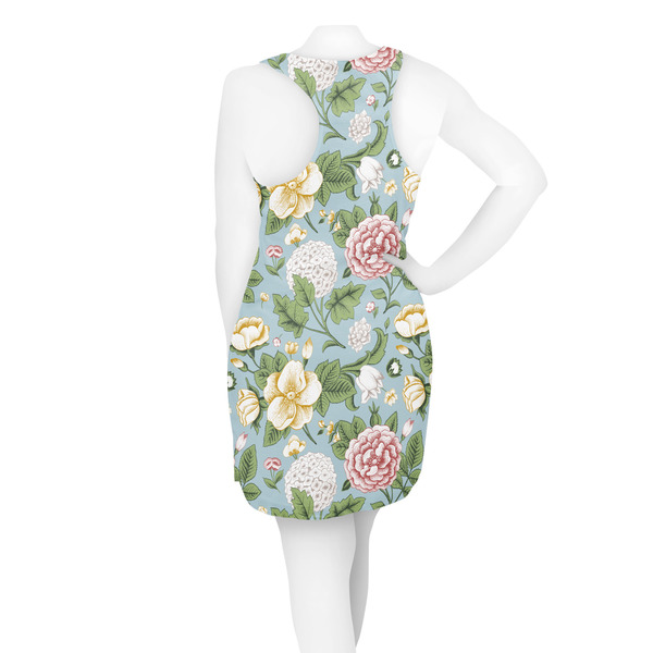 Vintage Floral Racerback Dress - On Model - Back