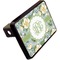 Vintage Floral Rectangular Car Hitch Cover w/ FRP Insert (Angle View)