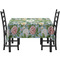 Vintage Floral Rectangular Tablecloths - Side View
