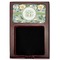 Vintage Floral Red Mahogany Sticky Note Holder - Flat