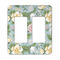 Vintage Floral Rocker Light Switch Covers - Double - MAIN