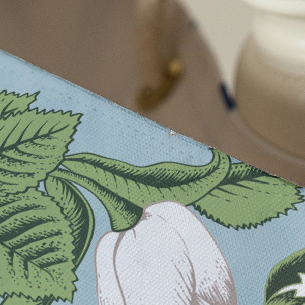 Vintage Floral Large Rope Tote - Close Up View