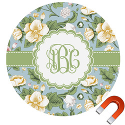 Vintage Floral Car Magnet (Personalized)