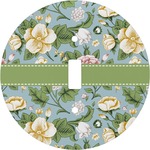 Vintage Floral Round Light Switch Cover