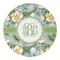 Vintage Floral Round Paper Coaster - Approval