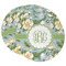 Vintage Floral Round Paper Coaster - Main