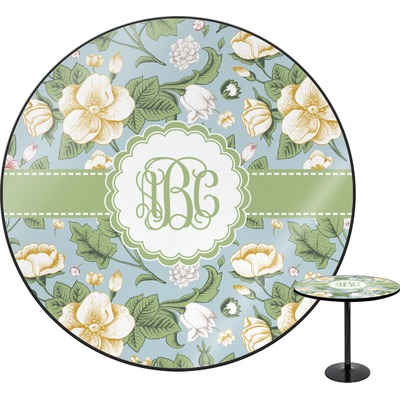 Vintage Floral Round Table (Personalized)