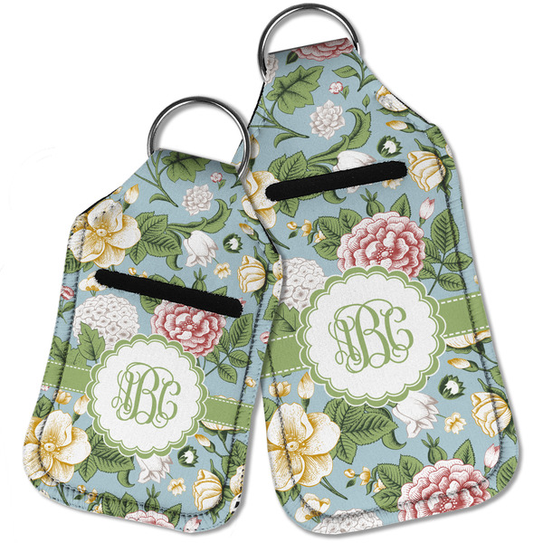 Vintage Floral Sanitizer Holder Keychain - Parent Main