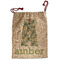 Vintage Floral Santa Sack - Front (Personalized)
