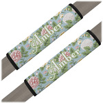 Vintage Floral Seat Belt Covers (Set of 2) (Personalized)
