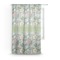 Vintage Floral Sheer Curtain With Window and Rod