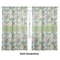 Vintage Floral Sheer Curtains