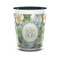 Vintage Floral Shot Glass - Two Tone - FRONT
