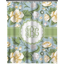 Vintage Floral Extra Long Shower Curtain - 70"x84" (Personalized)