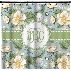 Vintage Floral Shower Curtain - Custom Size (Personalized)