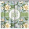 Vintage Floral Shower Curtain (Personalized) (Non-Approval)