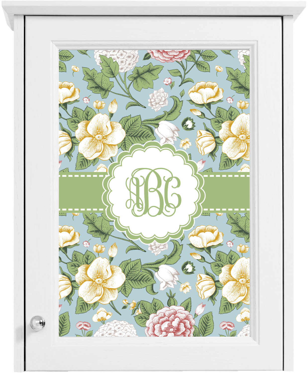 Vintage Floral Decal Small (Personalized) YouCustomizeIt