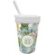 Vintage Floral Sippy Cup with Straw (Personalized)