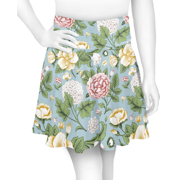 Custom Vintage Floral Skater Skirt - Medium