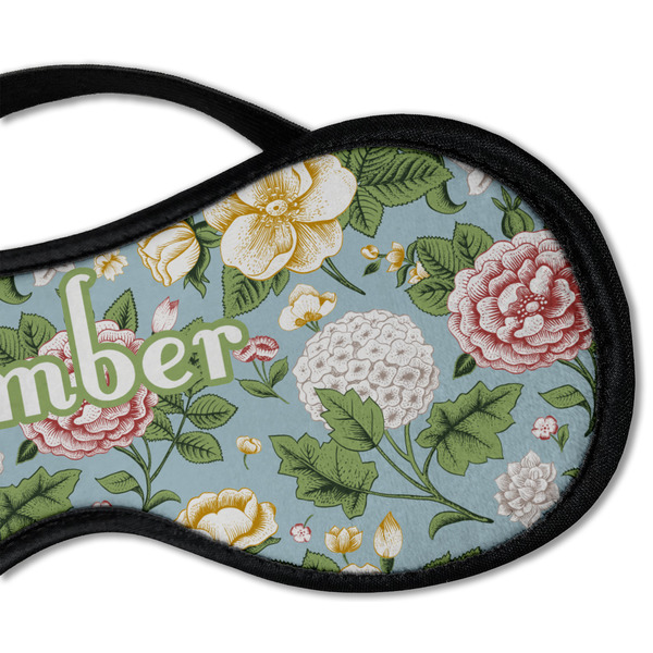 Vintage Floral Sleeping Eye Mask - DETAIL Large