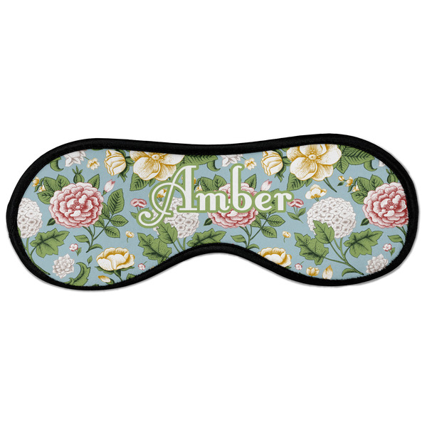 Custom Vintage Floral Sleeping Eye Masks - Large (Personalized)
