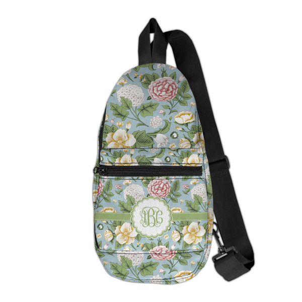 Custom Vintage Floral Sling Bag (Personalized)