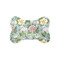Vintage Floral Bone Shaped Dog Food Mat (Small) (Personalized)