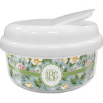 Vintage Floral Snack Container (Personalized)