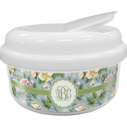 Vintage Floral Snack Container (Personalized)
