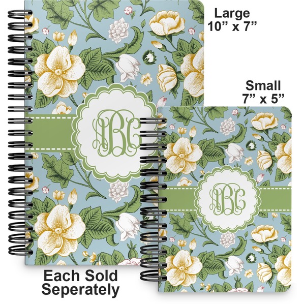 Vintage Floral Spiral Journal - Comparison