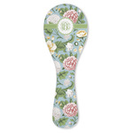 Vintage Floral Ceramic Spoon Rest (Personalized)