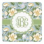 Vintage Floral Square Decal (Personalized)