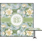 Vintage Floral Square Table Top - 30" (Personalized)