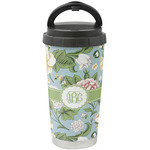 Vintage Floral Stainless Steel Coffee Tumbler (Personalized)