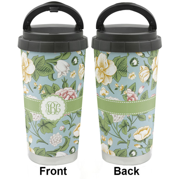 Vintage Floral Stainless Steel Travel Cup - Apvl