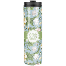 Vintage Floral Stainless Steel Skinny Tumbler - 20 oz (Personalized)